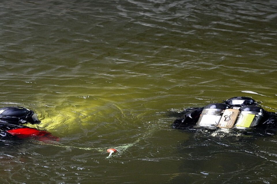 Dykare från polisen hittade under söndagen en man drunknad i Sammakkosjön i Gällivare. Arkivbild