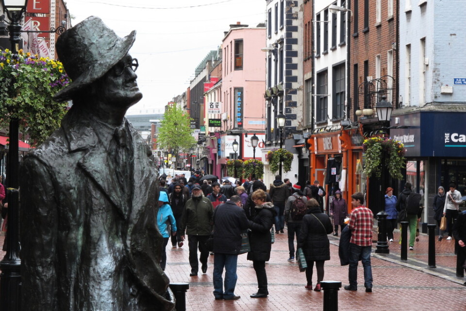 James Joyce kvarlevor bör flyttas från Schweiz till hans hemland Irland, anser invånare i Dublin där författaren föddes. Arkivbild.