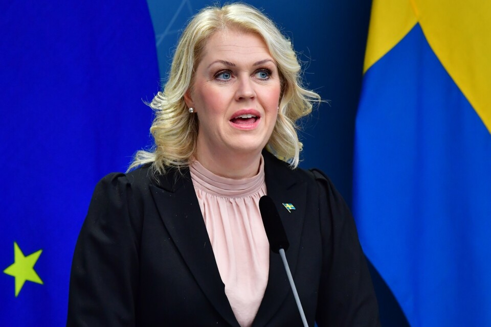 Socialminister Lena Hallengren (S). Arkivbild