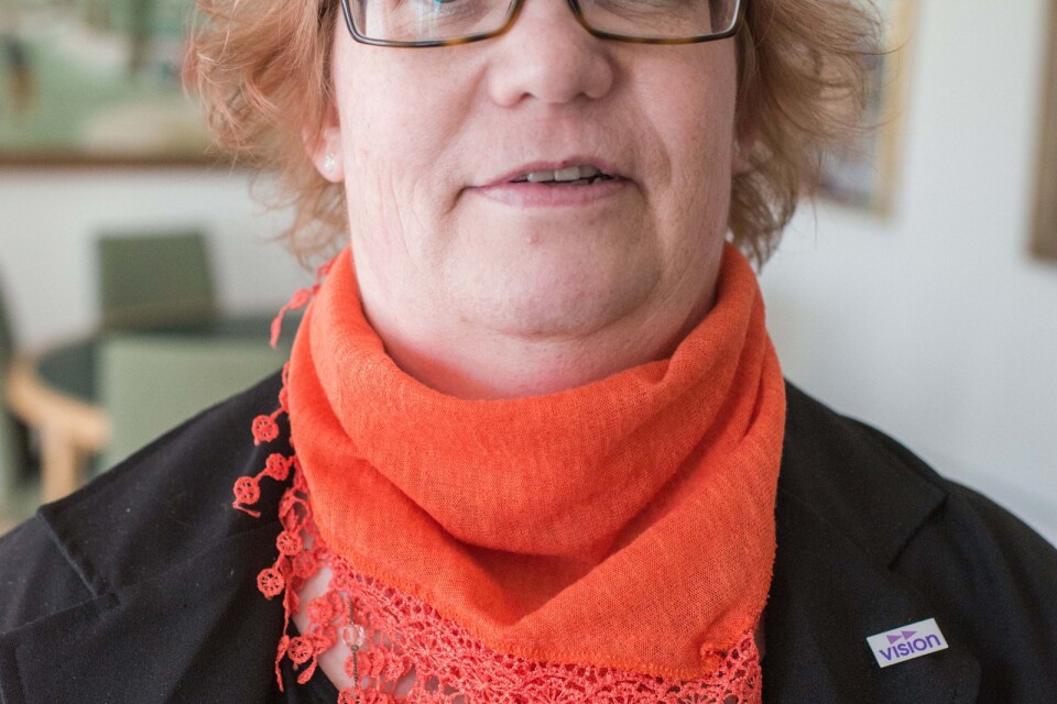 Britt Wimarsson, ordförande Vision Landstingsavdelningen i Kalmar län