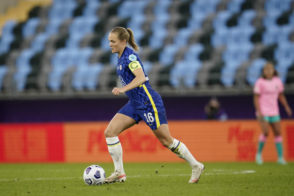 Chelsea och svenska lagkaptenen Magdalena Eriksson besegrade Lina Hurtigs Juventus. Arkivbild.