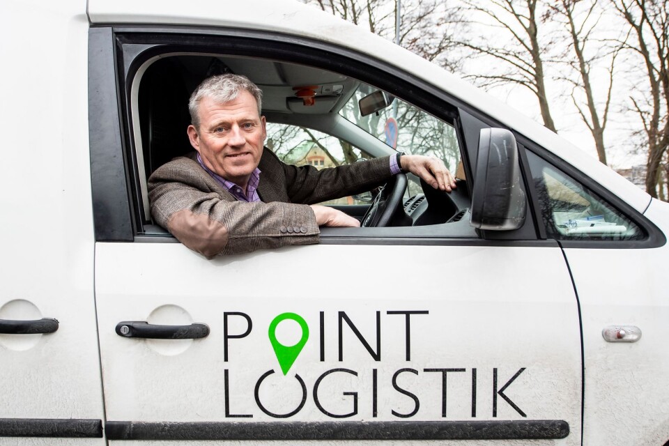 Johan Lundin, vd för Point Logistik.