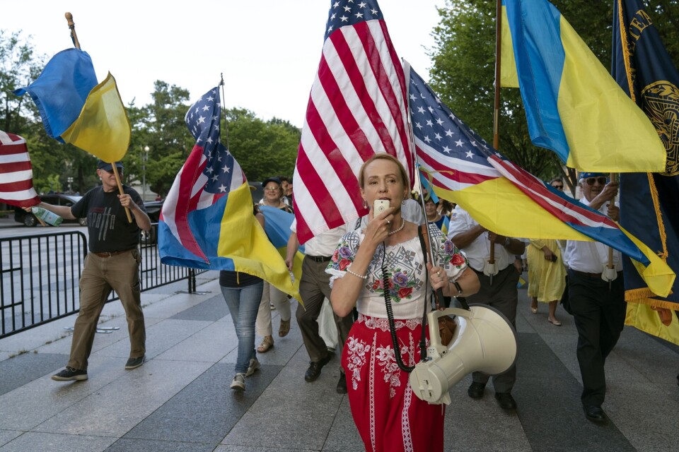 Stödet i USA för Ukraina är starkt; både i partierna och i befolkningen.