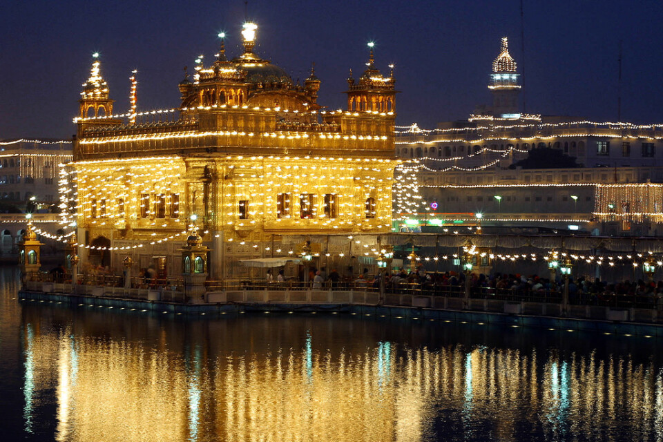Det gyllene templet i Amritsar. Arkivbild.