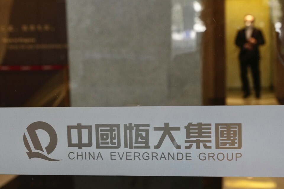 Krisdrabbade China Evergrande kan snart stämplas med "inställda betalningar" på kapitalmarknaden. Arkivbild.