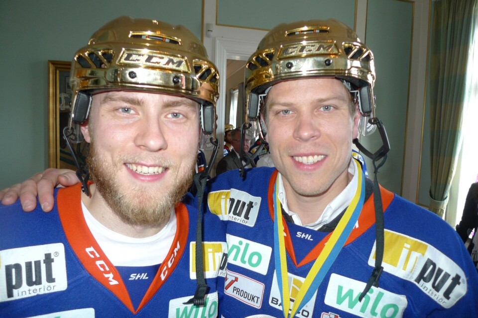 Guldmålvakterna Viktor Andrén och Viktor Fasth.