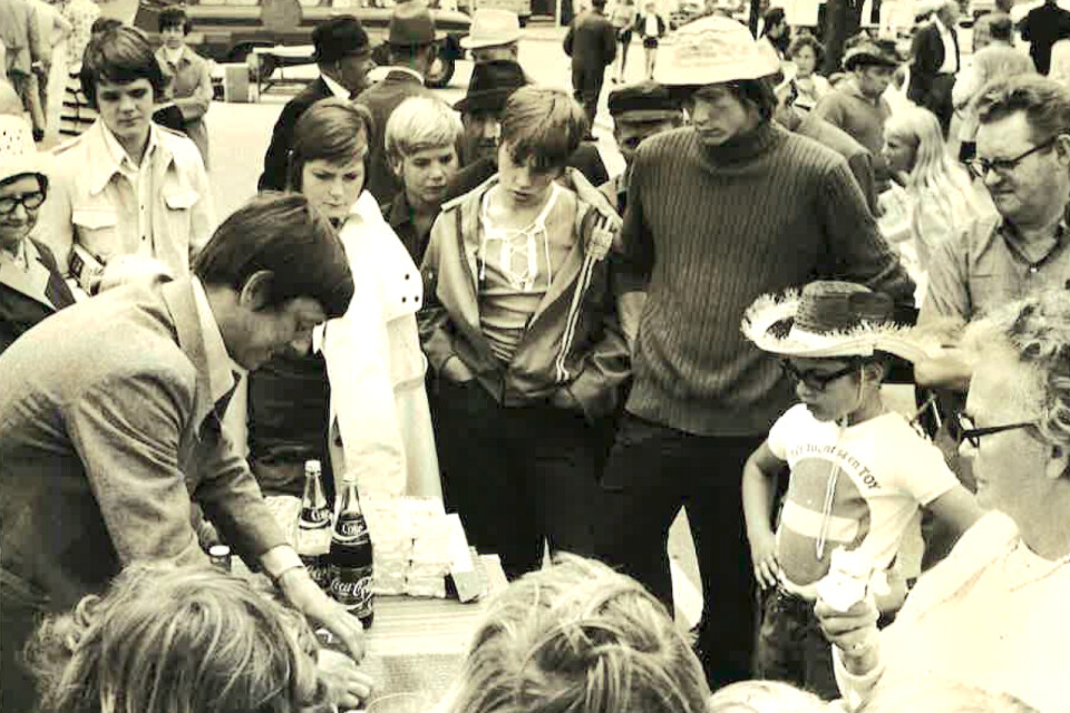 Tomelilla marknad 1971.