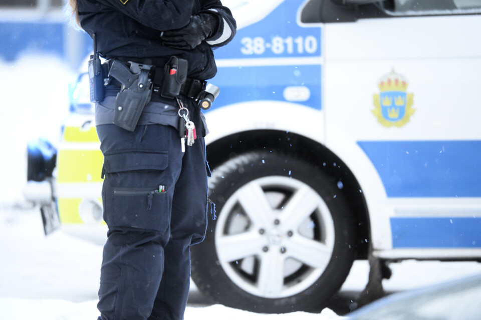 Polisen avlossade ett skott i samband med ett gripande i Luleå. Arkivbild.