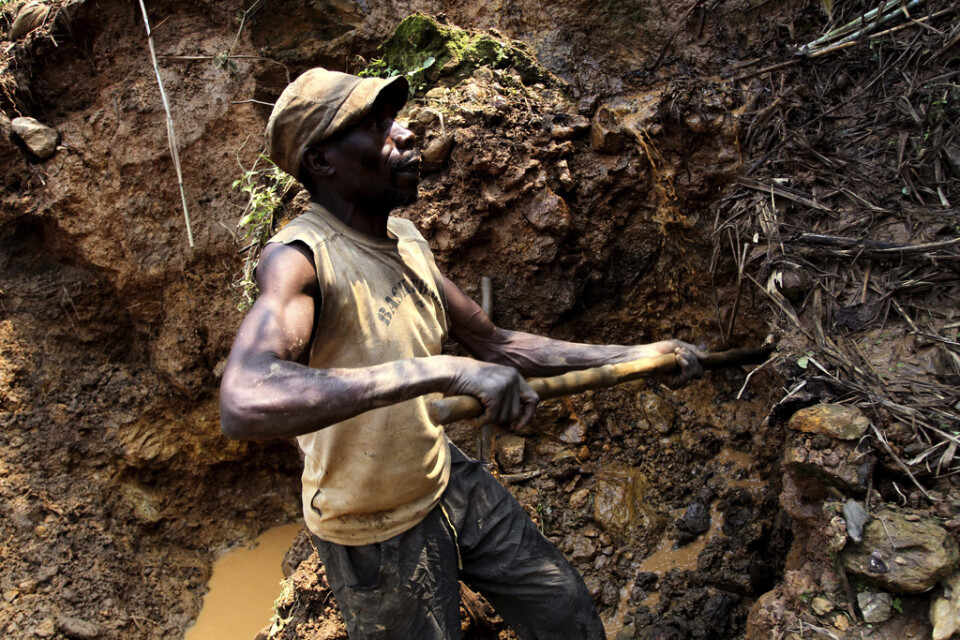 Ett tjugotal gruvarbetare har omkommit till följd av jordskred i östra Kongo-Kinshasa. Olyckan är en av många kopplade till provisoriska gruvor i den afrikanska nationen. Arkivbild.
