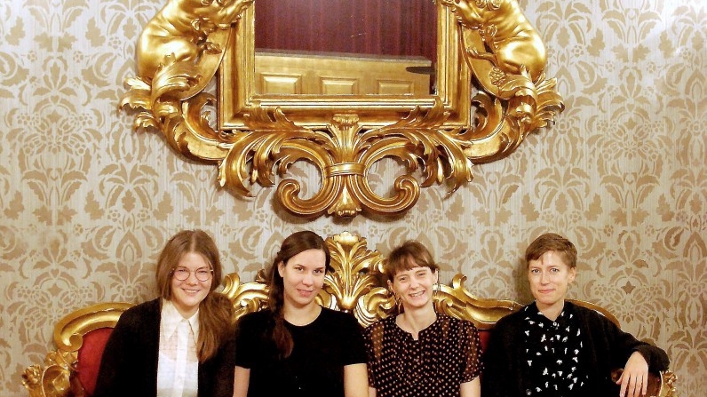 Vindla String Quartet - Caroline Karpinska, Maria Bergström, Elina Nygren och Gerda Holmquist.