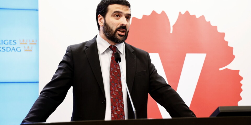 Ali Esbati, ekonomisk-politisk talesperson för Vänsterpartiet.