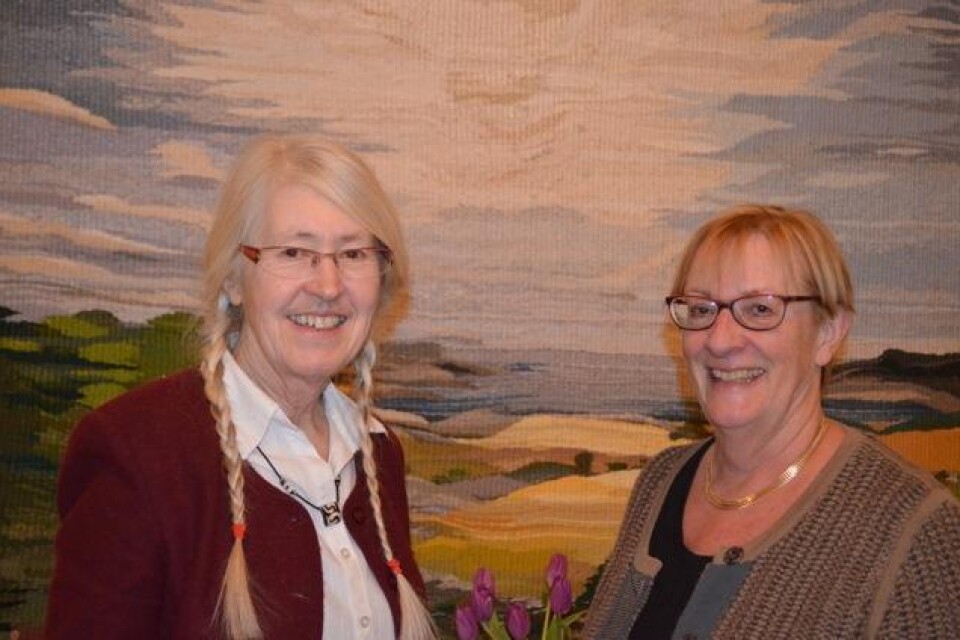 Ordförande Ann Nilsson och Asta Ivarsson ser fram emot det gemensamma uppdraget.