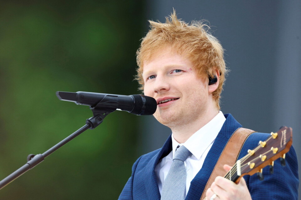 Ed Sheeran släpper nytt i vår. Arkivbild.