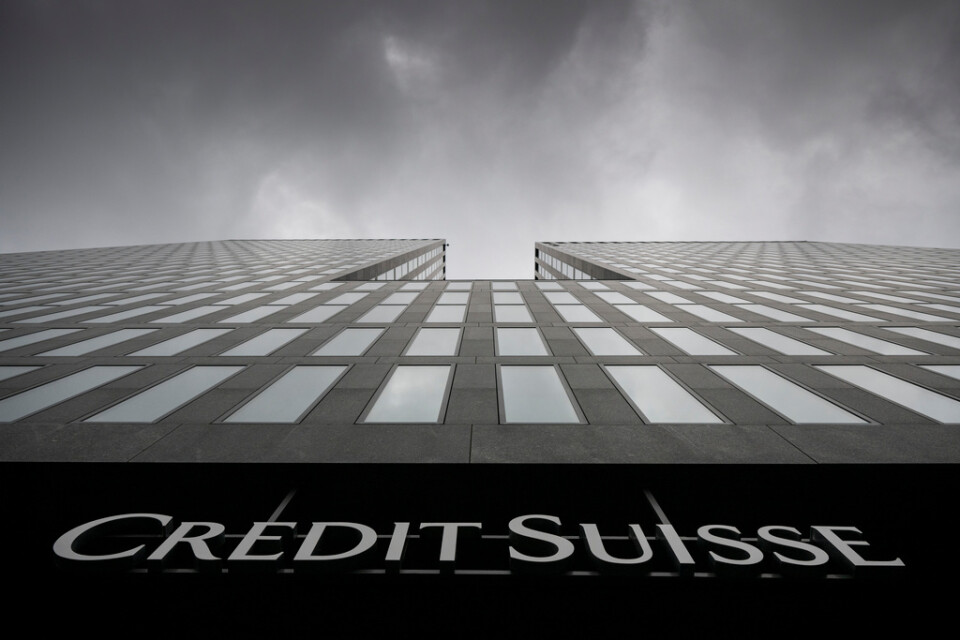Credit Suisse i blåsväder. AP/TT