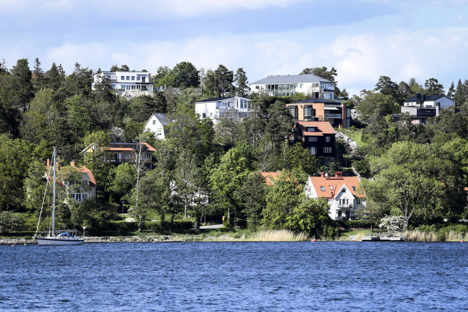 I Danderyds kommun (på bild) har villorna ökat i pris i genomsnitt 2|000 kronor per dag – tio år i sträck. Arkivbild.