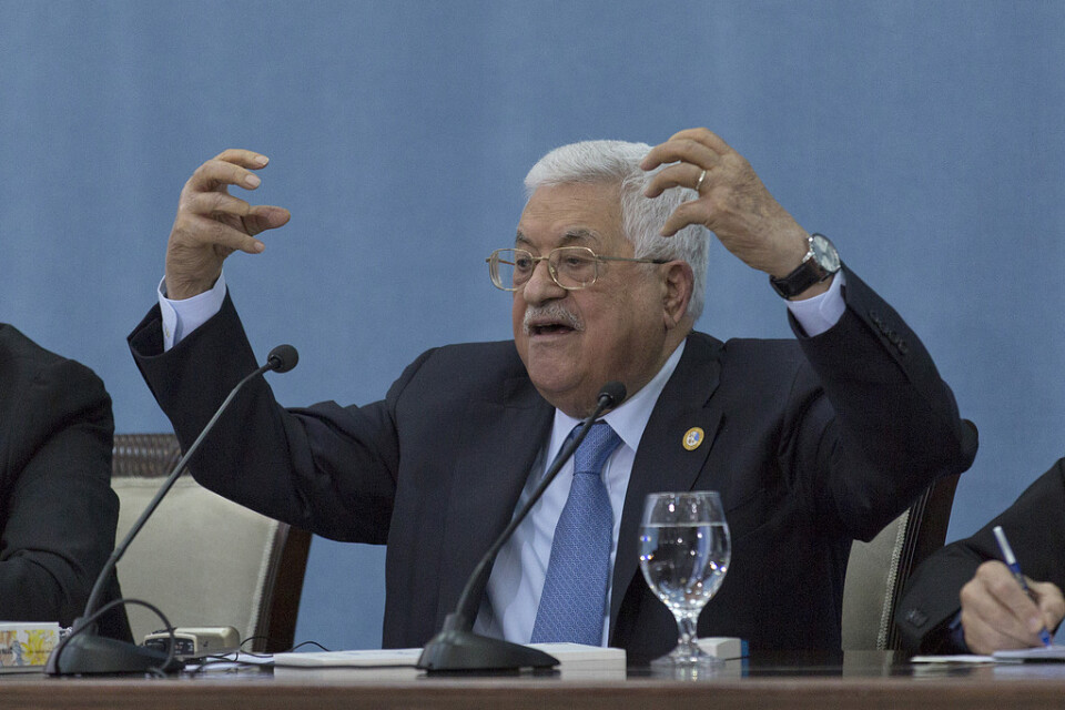 Palestiniernas ledare Mahmud Abbas är pessimistisk inför fredskonferensen som inleds på tisdag.