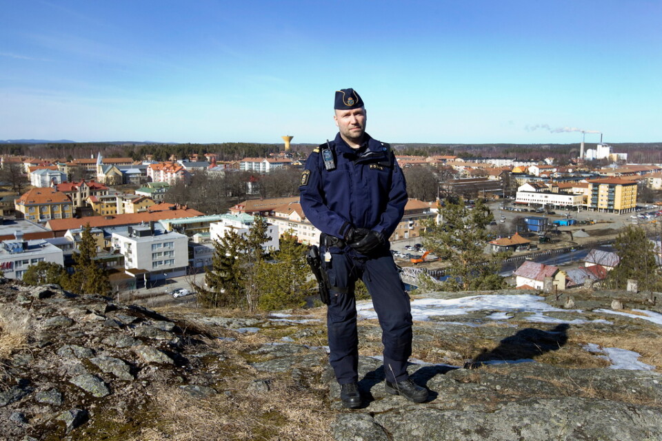 Kommunpolisen Stefan Zäll lyfter vikten av brottsförebyggande arbete för att motverka en fortsatt utveckling av grova brott i Söderhamn.