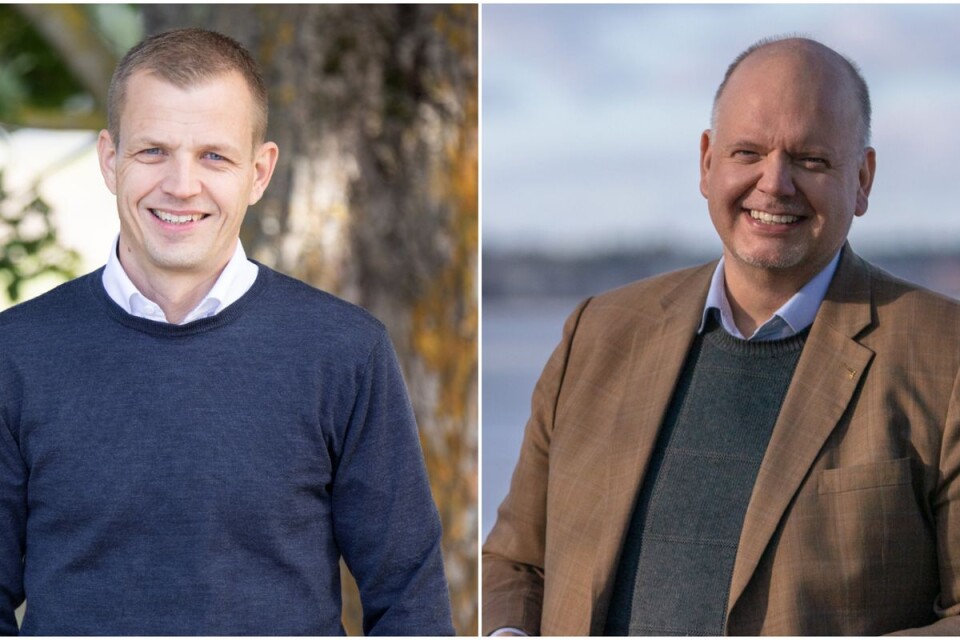 Mikael Hedström, vd Ragn-sells Treatment & Detox, och Pär Larshans, Hållbarhetschef, Ragn-Sells.