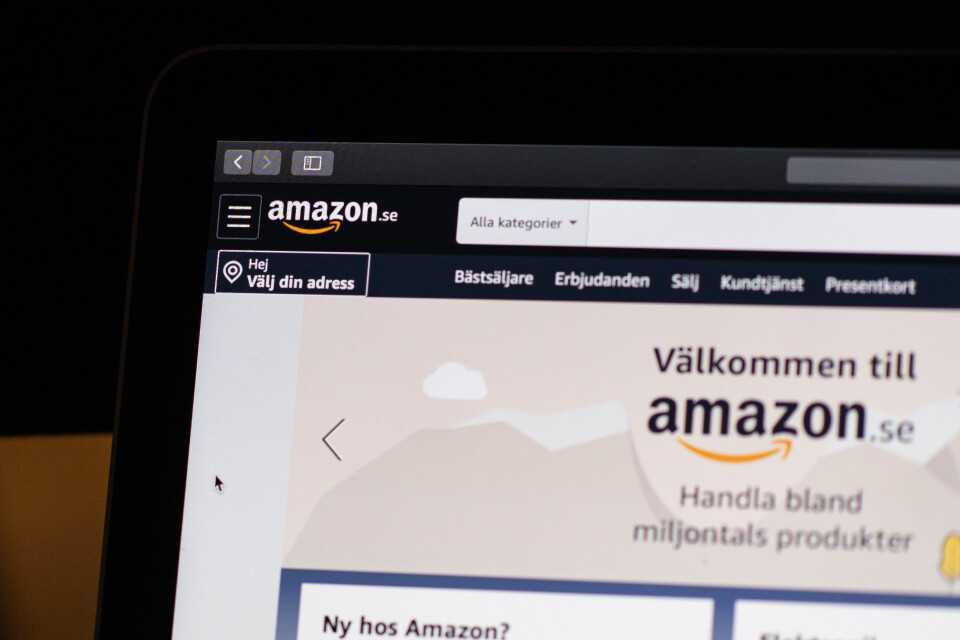 Amazon finns sedan i höstas med en svensk sida. Arkivbild.
