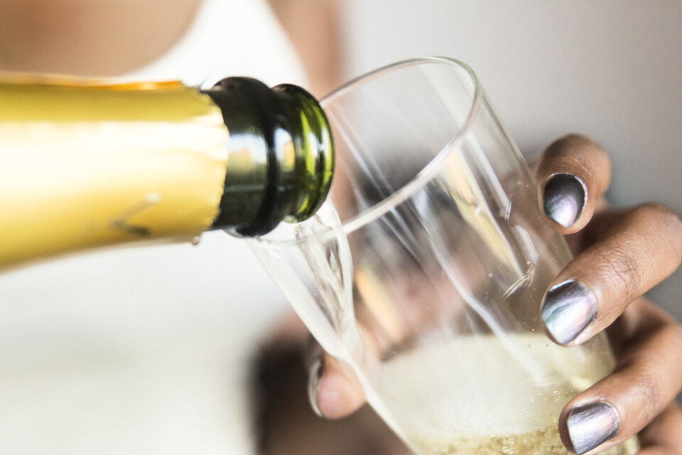 Den franska champagneexporten hade ett sprudlande 2022. Arkivbild.