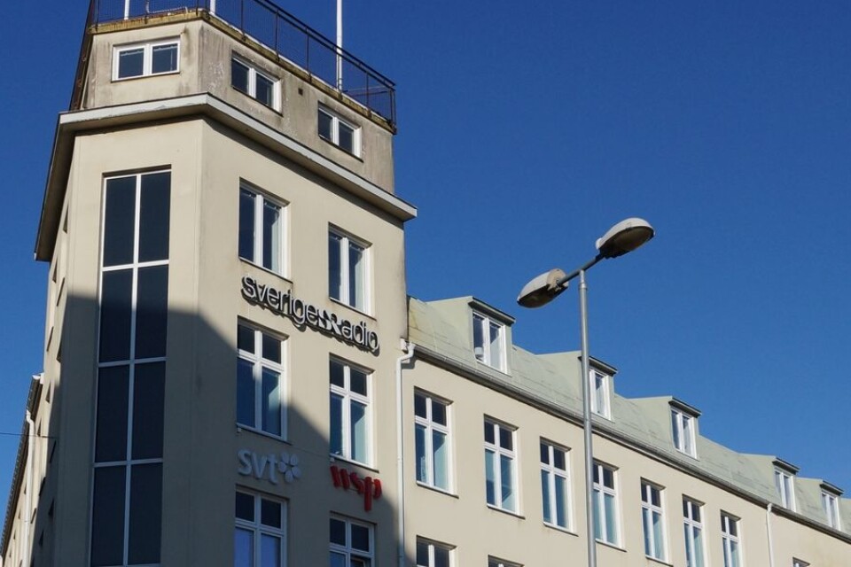 Sveriges Radios kontor på Möllebacken i Karlskrona.
