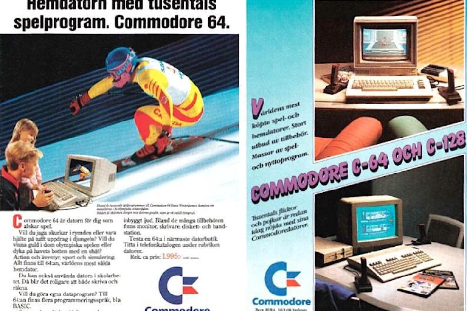 Reklam. Bildmaterialet i boken Generation 64 är inte bara av nostalgiskt värde. Det belyser också den lekfullhet och pionjäranda som fanns kring hemdatorkulturen på 80?talet.