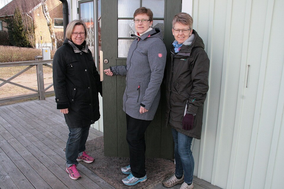Karin Pettersson, Annika Gustavsson, Karina Petersson, de tre systrarna Mattsson från Eketorp.