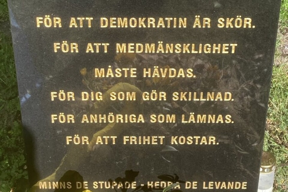 Veteranmonumentet i Kalmar.