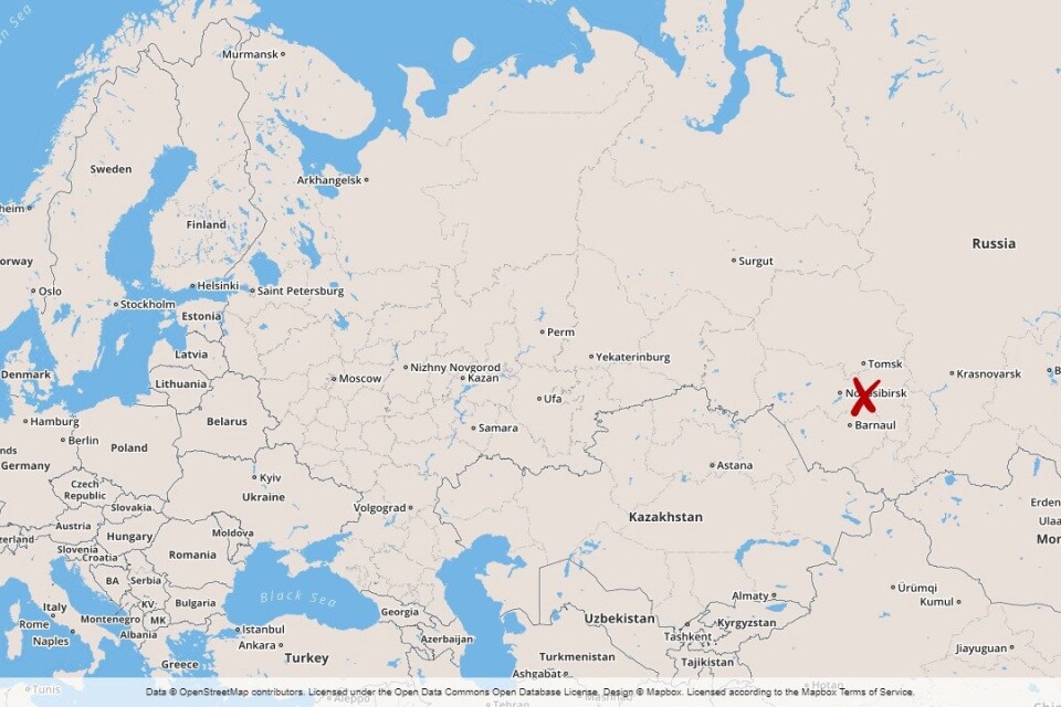 Ett mindre flygplan har kraschat i den ryska regionen Kemerovo.