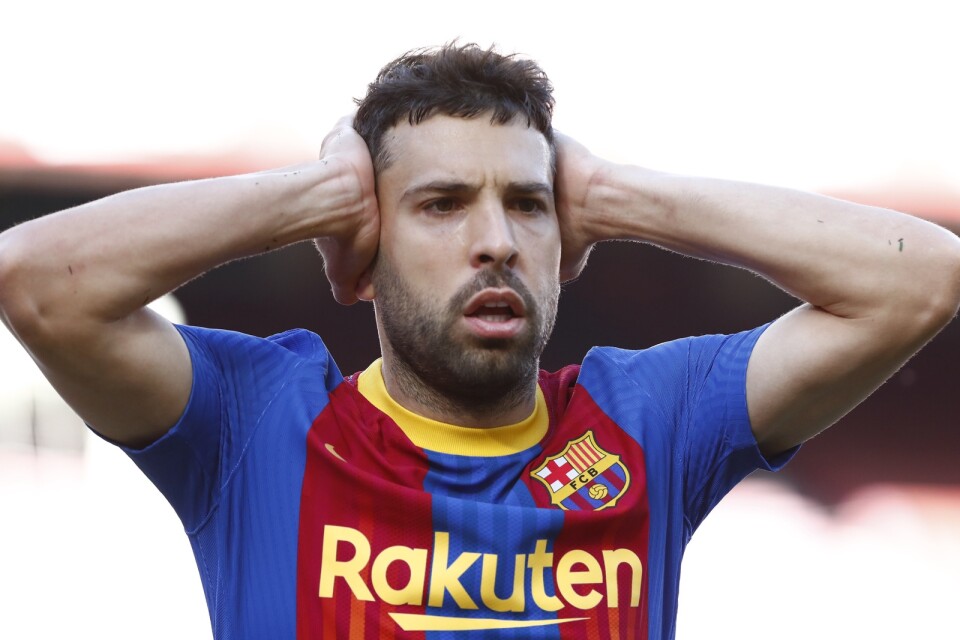 Jordi Albas Barcelona tappade viktiga poäng mot Levante. Arkivbild.