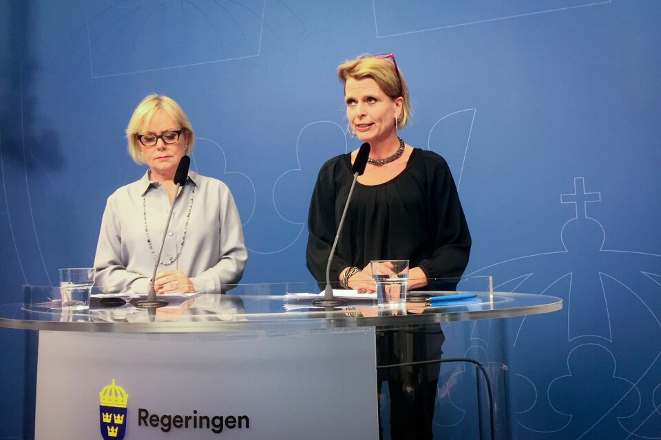 Jämställdhetsmyndighetens generaldirektör Lena Ag och tidigare jämställdhetsminister Åsa Regnér.