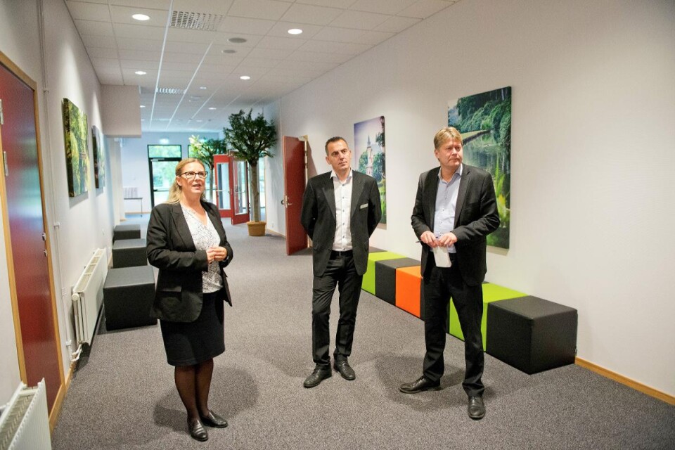 Flexibilitet är ett nyckelord i Ronnebys nya kongresscenter. Genom smarta tekniska lösningar kan tre-fyra konferenser anordnas samtidigt.
