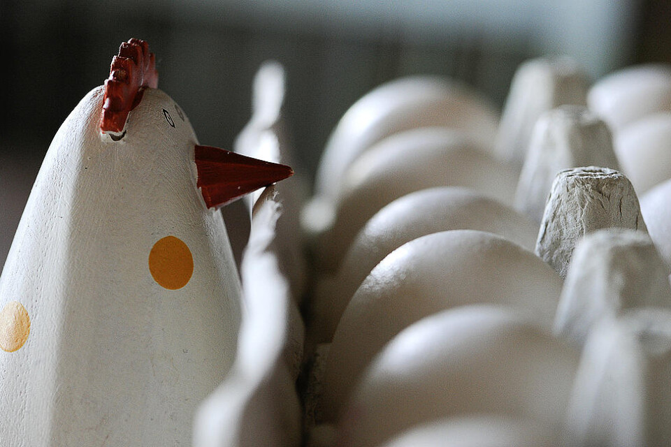 Under påsken äter svenskar mängder av ägg. Arkivbild.
