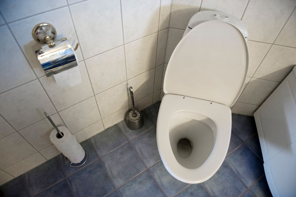 En okänd man skruvade loss en toastol i samband med ett toabesök på Coop i Målilla under tisdagen. Arkivfoto.
