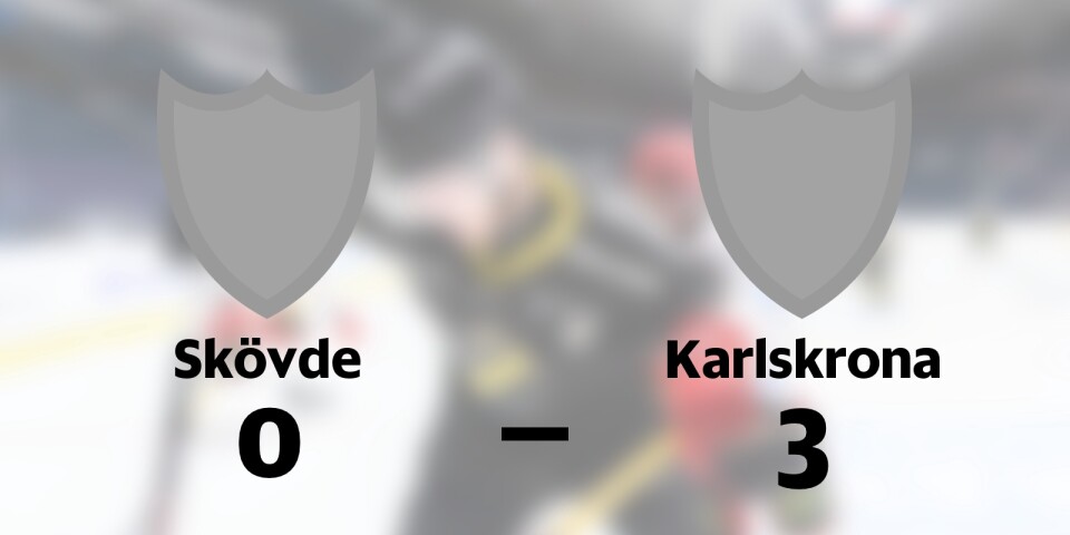 Stark seger för Karlskrona