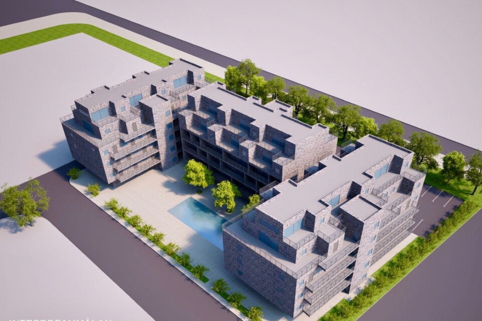 Företaget Stjernplan kommer till Skurup med något nytt, nämligen ett flerbostadshus med tillhörande utomhuspool.
