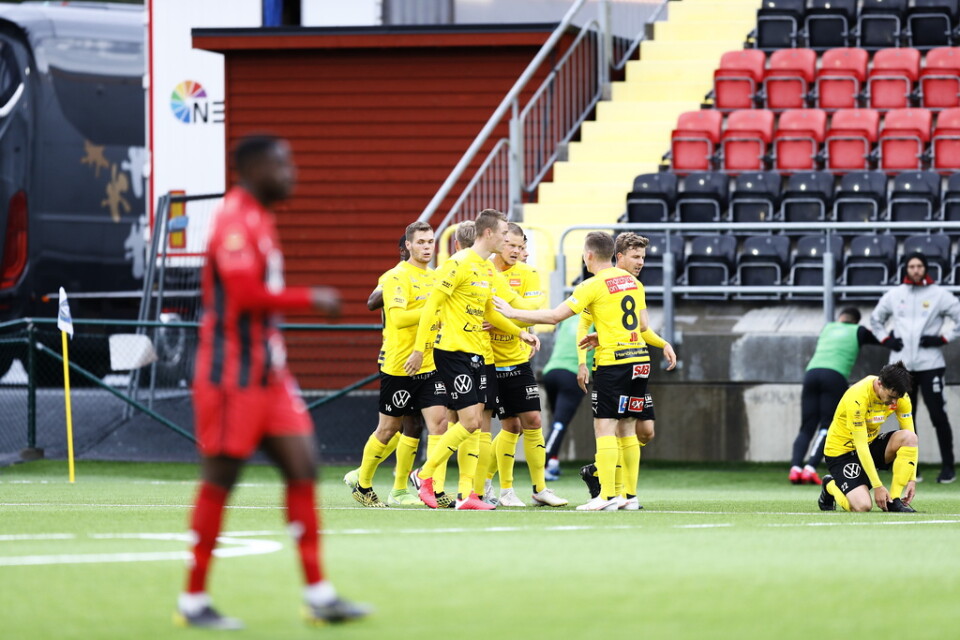 Mjällby vann med 1–0 borta mot Östersund.