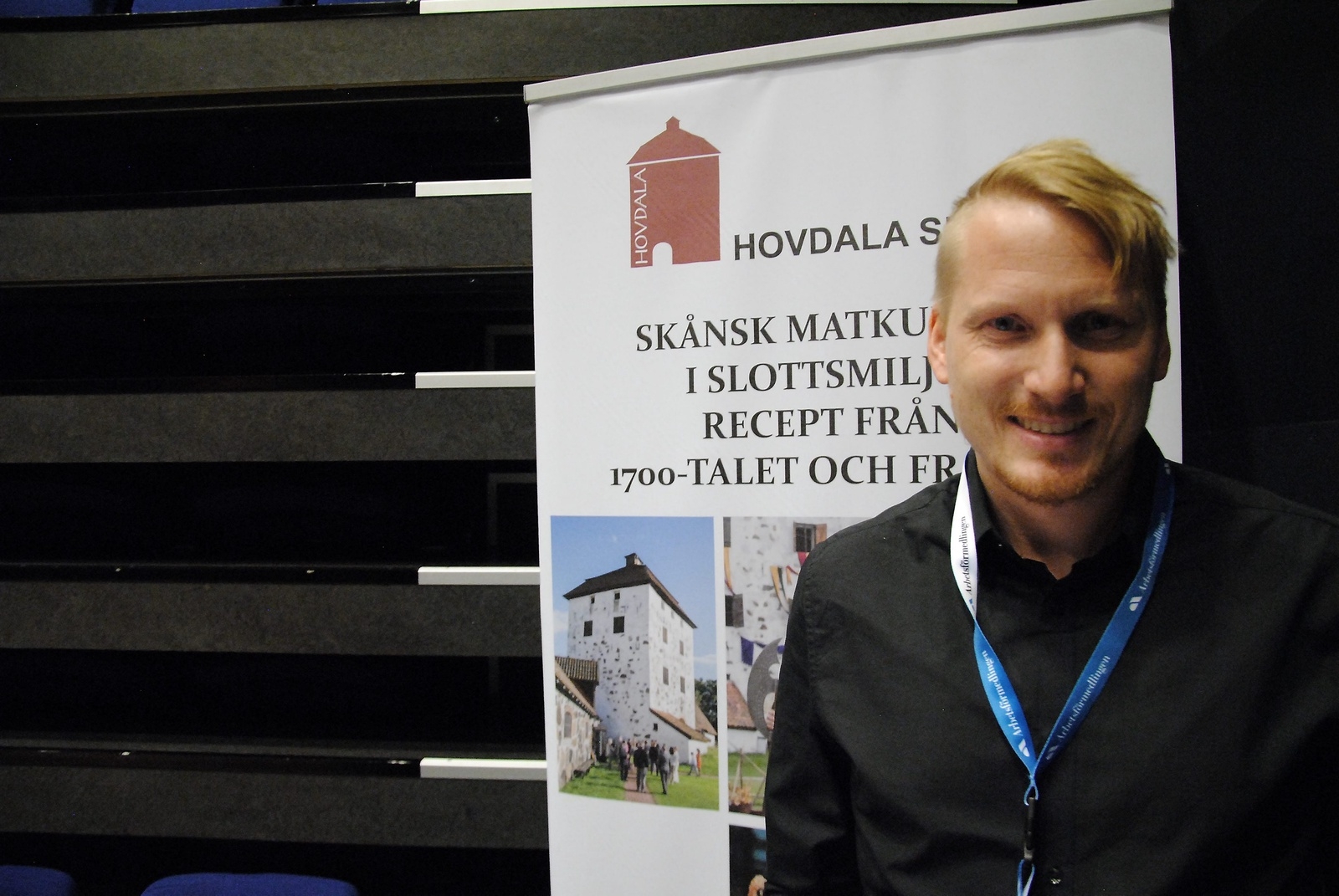 Jonatan Börjesson, delägare på Hovdalarestauranger, tycker mässan är en utmärkt arena för att nätverka.