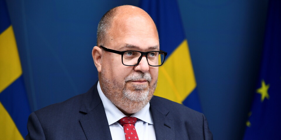 Näringsminister Karl-Petter Thorwaldsson (S). Arkivbild.