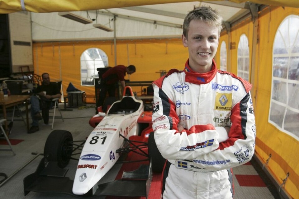 Ett toppstall i Formel Renault blir Mattias Lindbergs nya hemvist säsongen 2010. Foto: Jonas Jacobson/arkiv