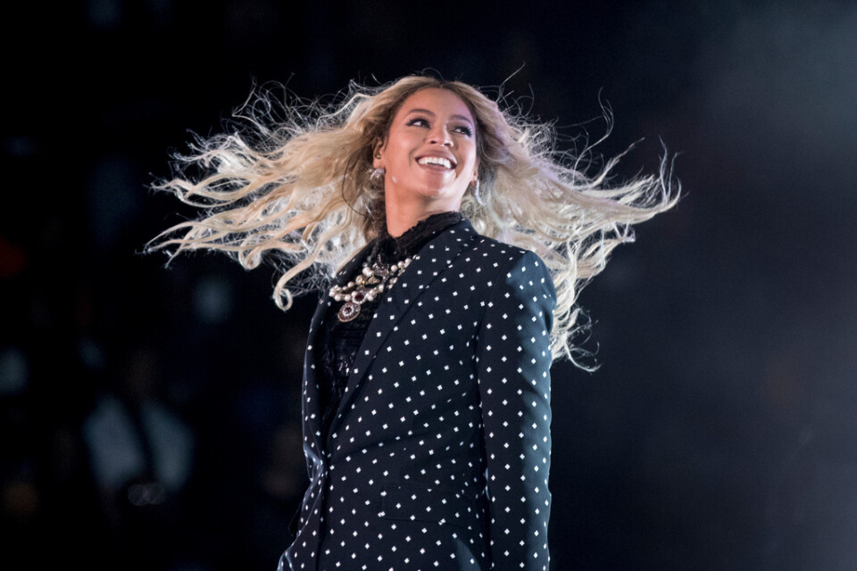 Beyoncé vid en tidigare konsert. Arkivbild.