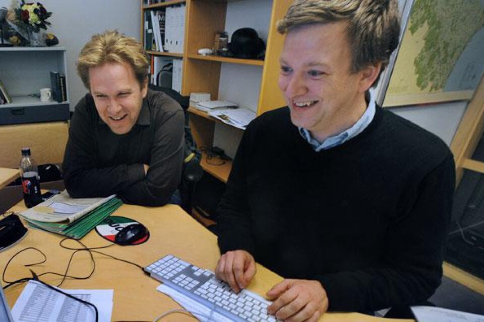 Åke Kärvegård, handläggare, och Ulf Nilsson, skatteinformatör.