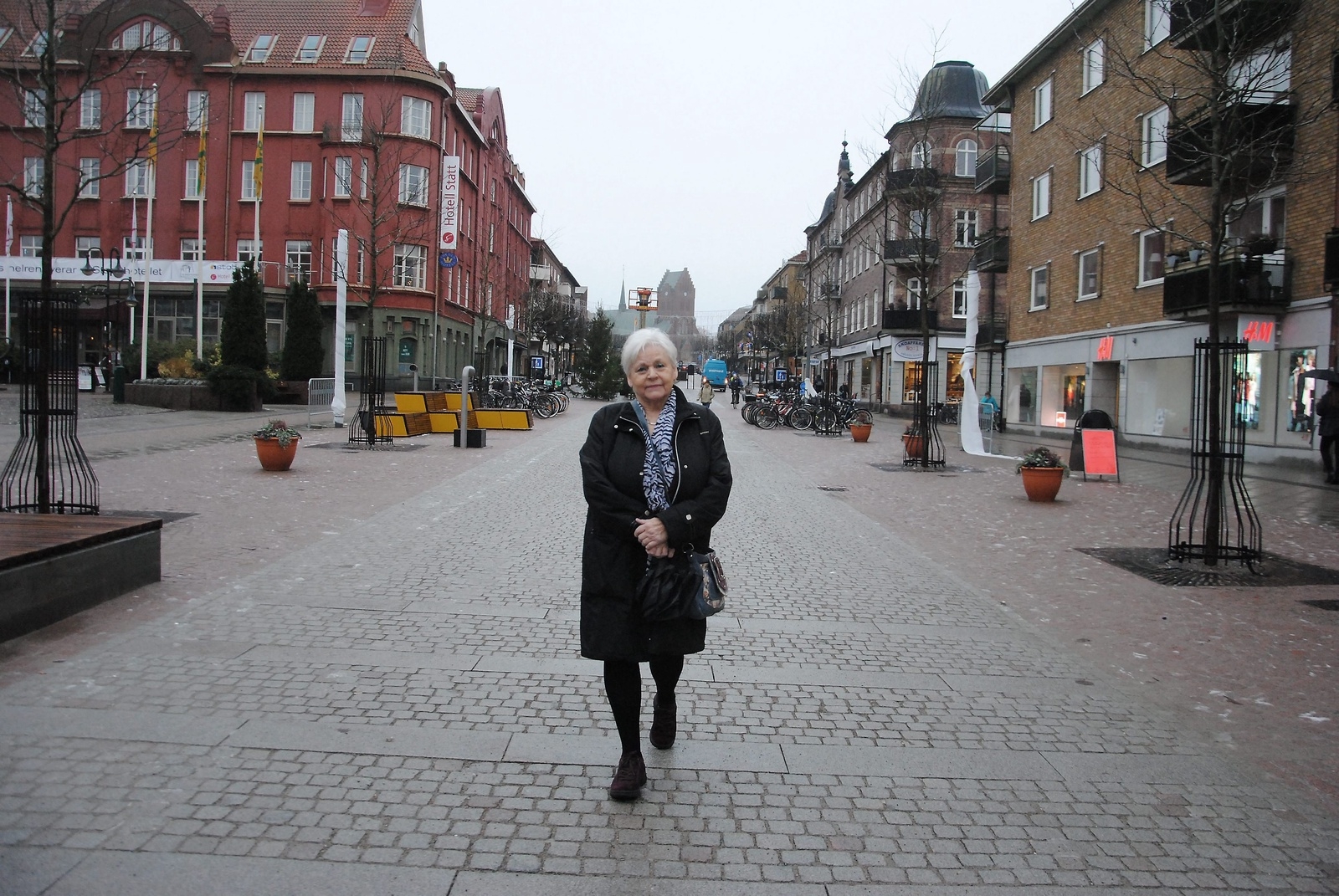 Anita Johannesson tar plats på måndagens budgetfullmäktige som politisk vilde.FOTO: CARL-JOHAN BAULER