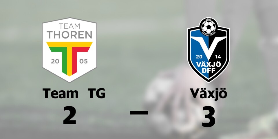 Team TG förlorade mot Växjö