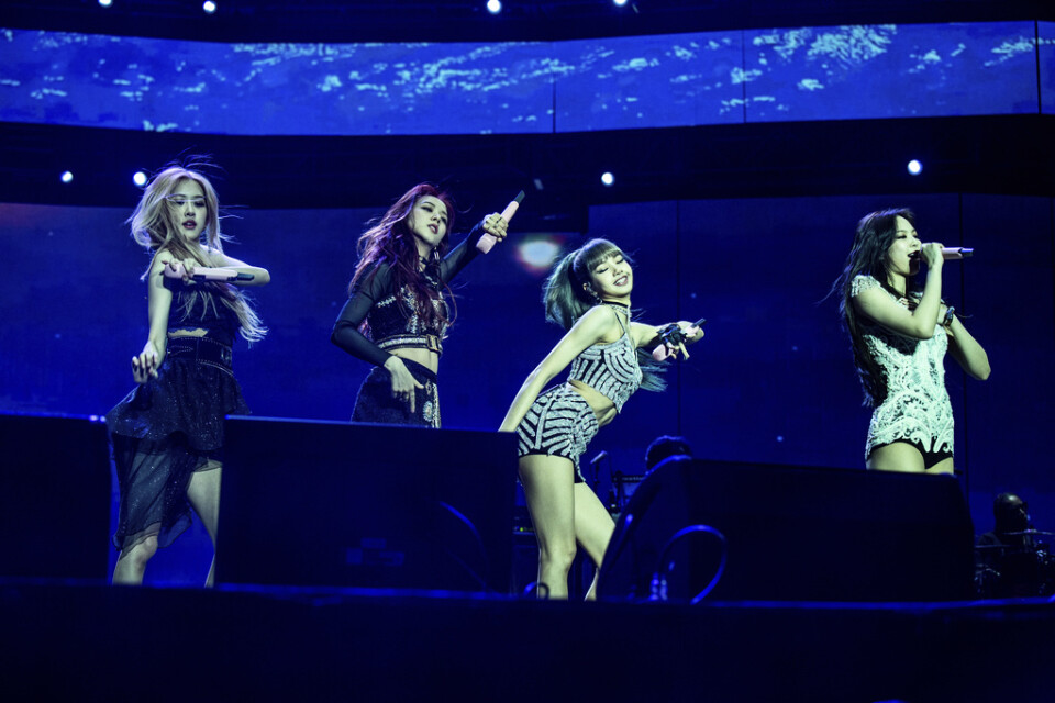 K-popstjärnorna i Blackpink ger sin första digitala konsert i slutet av december. Arkivbild.