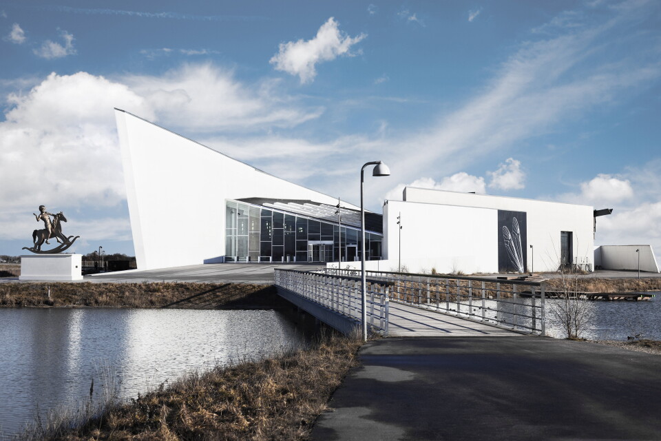 Arken, museet för modern konst i Ishøj. Här visas utställningar med dansk, nordisk och även internationell konst. Pressbild.