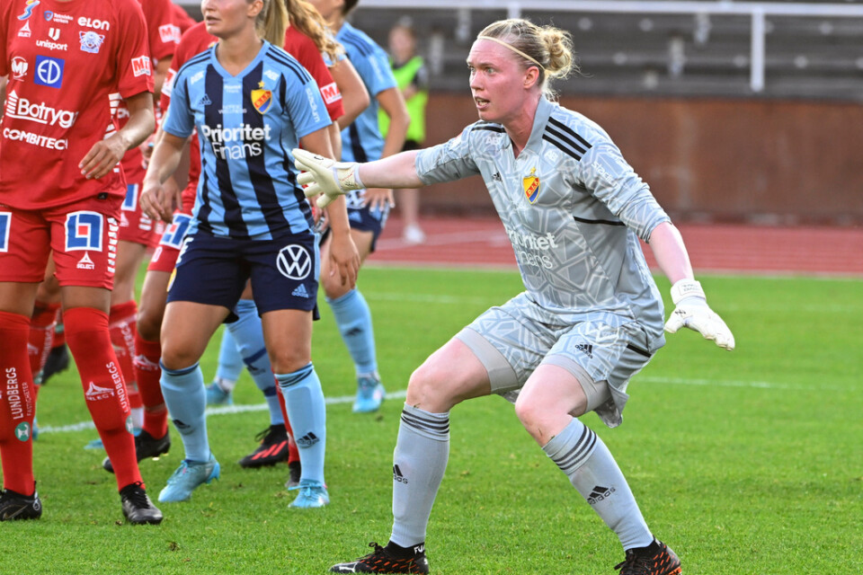 Hedvig Lindahl debuterade för Djurgården.