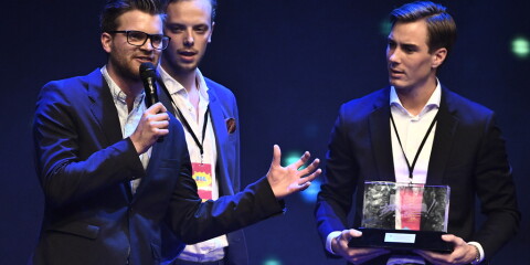JLC består av humortrion Lucas Simonsson, Jonas Fagerström och Carl Déman. Arkivbild.