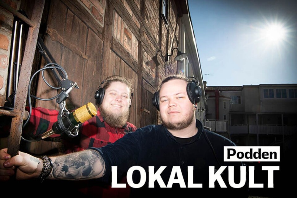Christian Fernlund och Alexander Lewin driver podcasten Lokal kult.