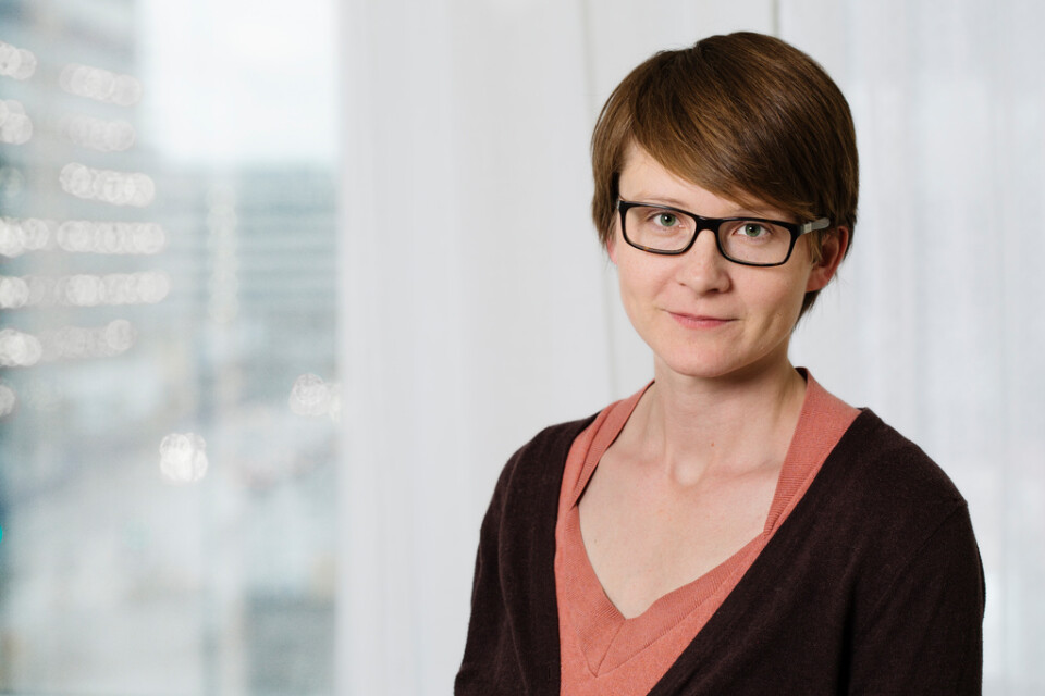 AnnaSara Carnahan, epidemiolog på Folkhälsomyndigheten. Pressbild.